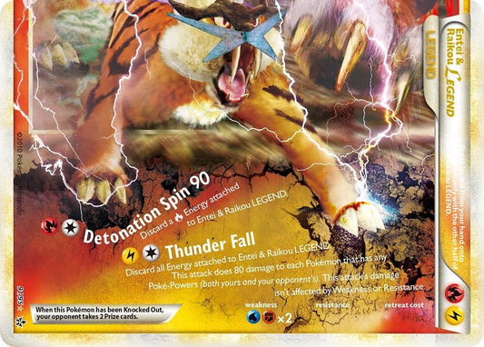 Entei & Raikou Legend (bottom) [Unleashed] 91/95
