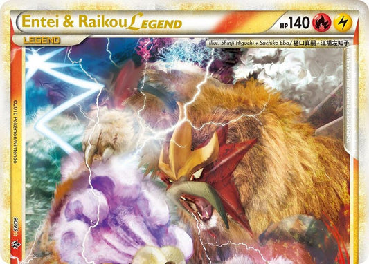 Entei & Raikou Legend (top) [Unleashed] 90/95