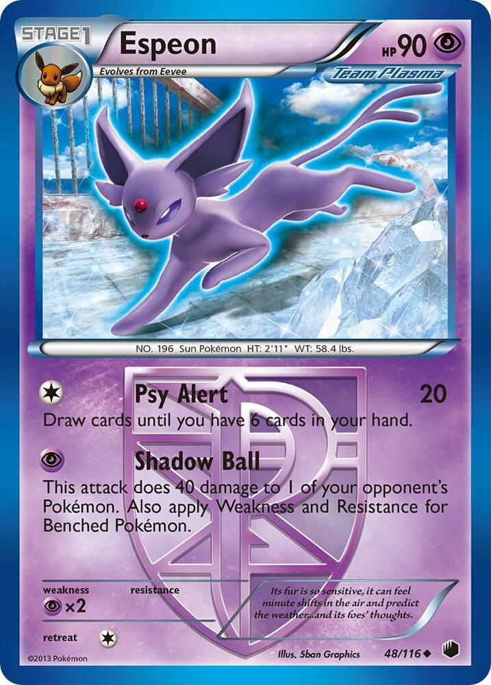 Espeon (Team Plasma) [Plasma Freeze] 48/116