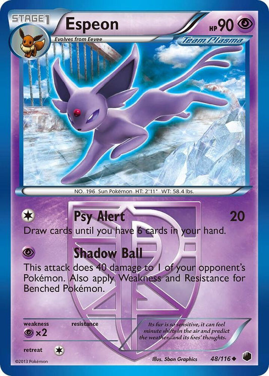 Espeon (Team Plasma) [Plasma Freeze] 48/116