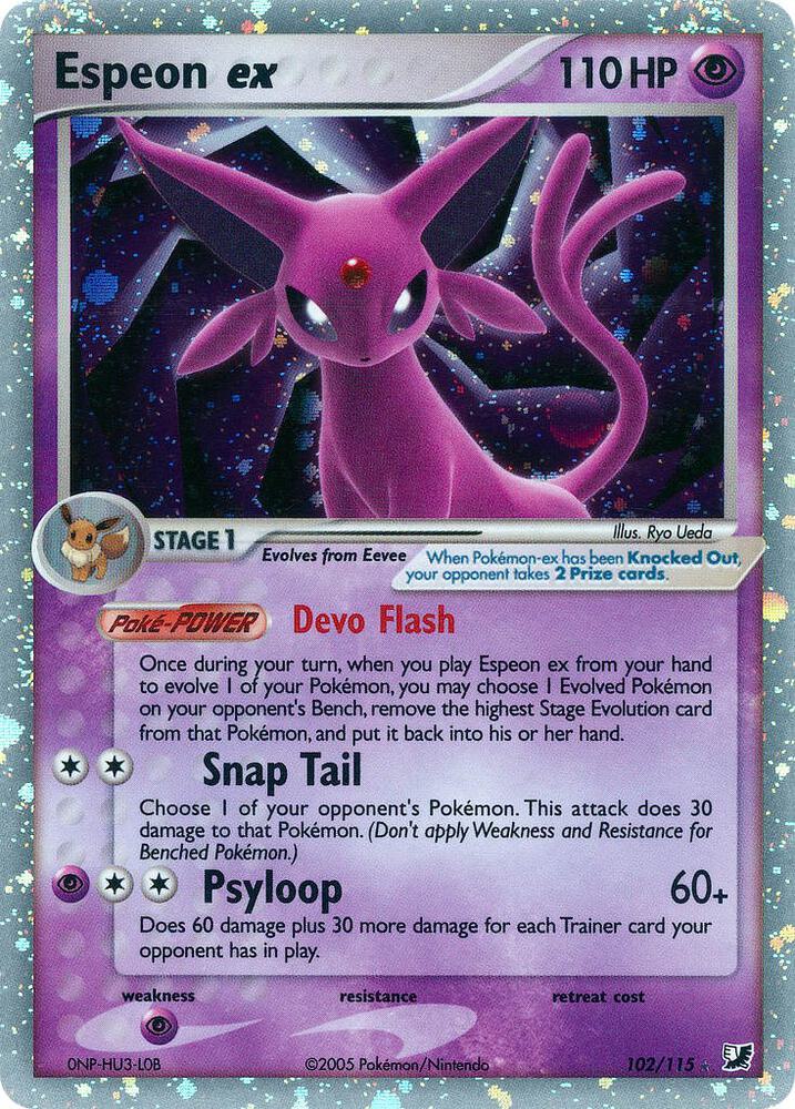 Espeon ex [Unseen Forces] 102/115