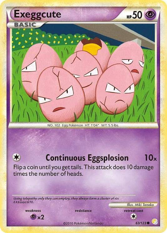 Exeggcute [HeartGold SoulSilver] 63/123