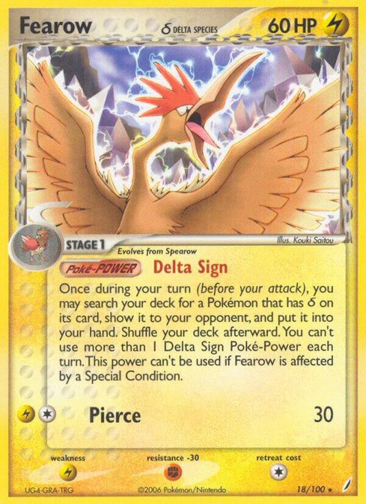 Fearow (Delta Species) [Crystal Guardians] 18/100