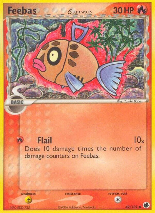 Feebas (Delta Species) [Dragon Frontiers] 49/101