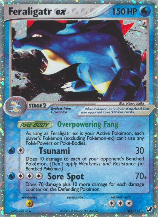 Feraligatr ex [Unseen Forces] 103/115