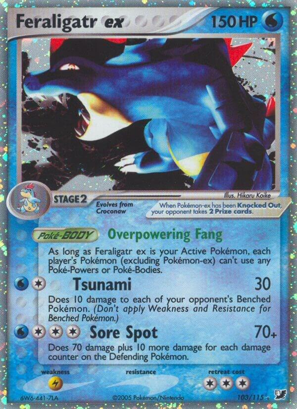 Feraligatr ex [EX Unseen Forces] 103/115