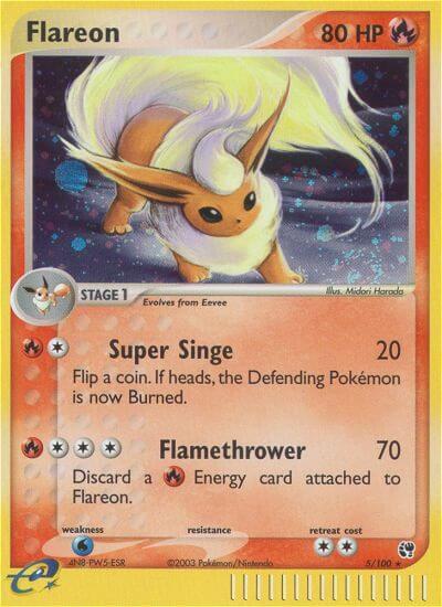 Flareon [Sandstorm] 5/100