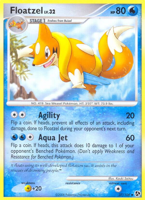 Floatzel [Great Encounters] 37/106