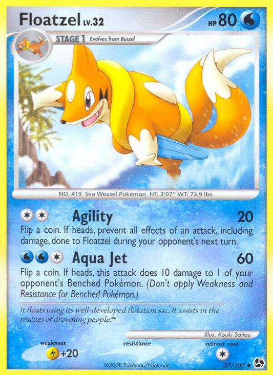 Floatzel [Great Encounters] 37/106
