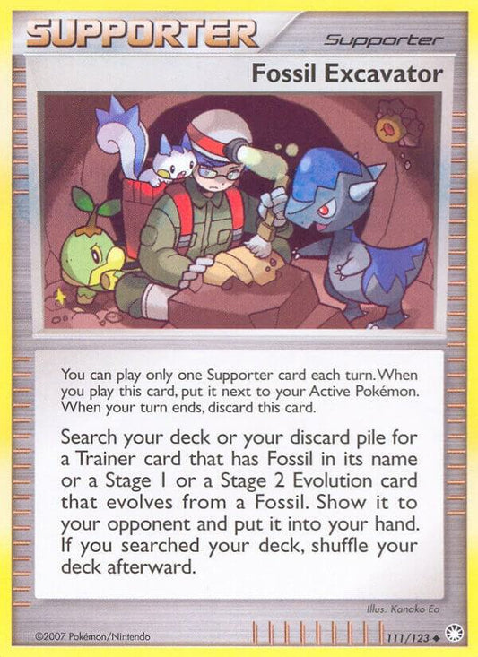Fossil Excavator [Mysterious Treasures] 111/123