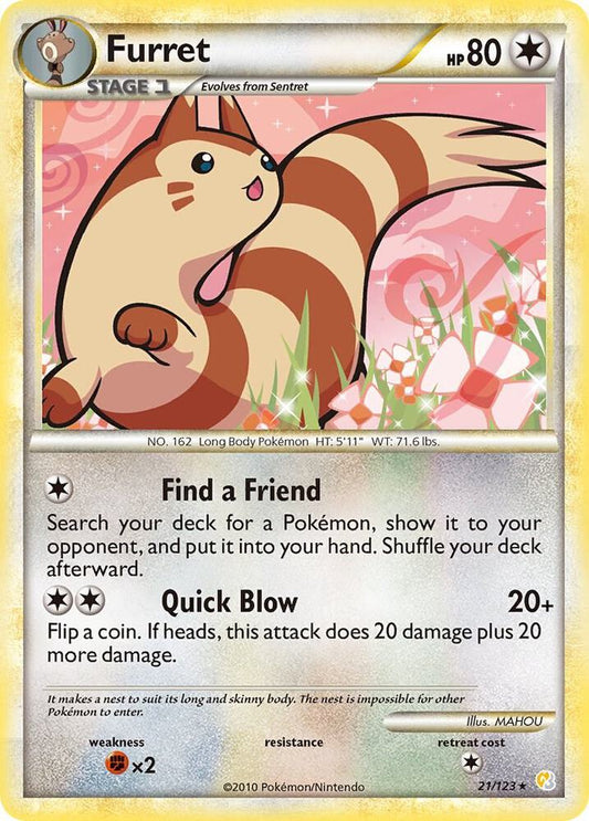 Furret [HeartGold SoulSilver] 21/123