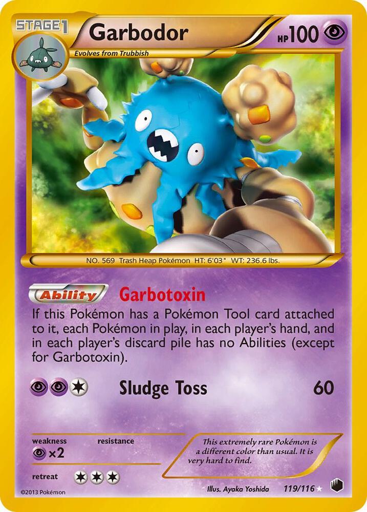 Garbodor (119 Secret Rare) [Plasma Freeze] 119/116