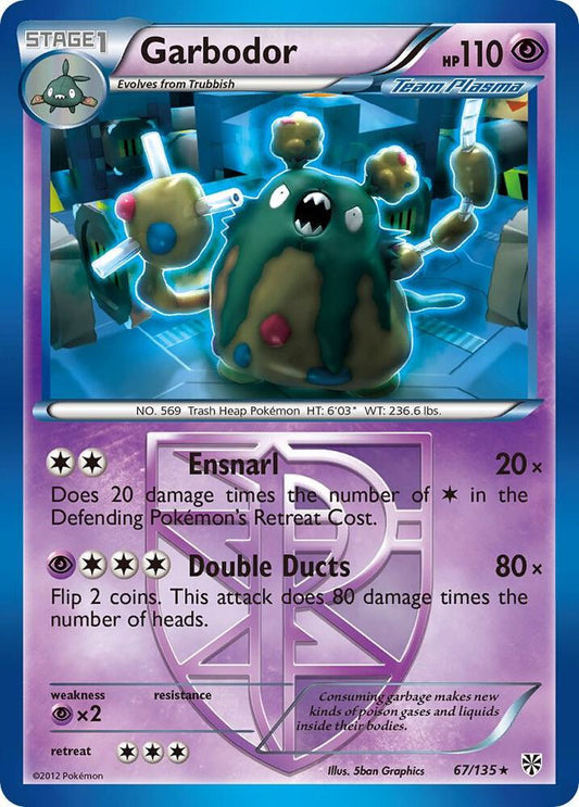 Garbodor (Team Plasma) (67) [Plasma Storm] 67/135