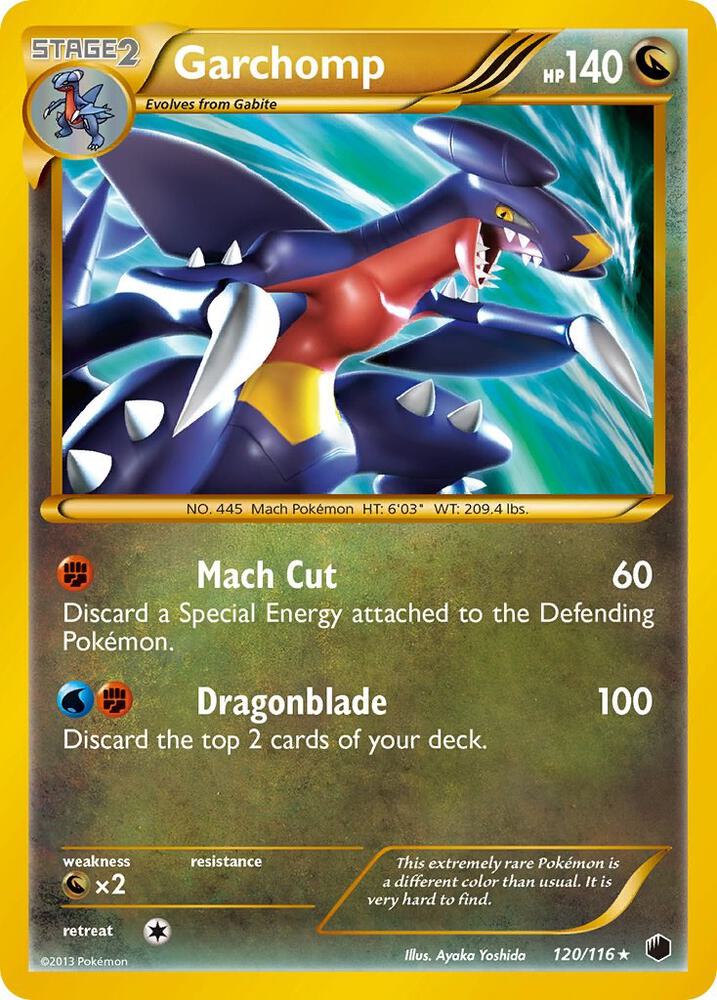 Garchomp (120 Secret Rare) [Plasma Freeze] 120/116