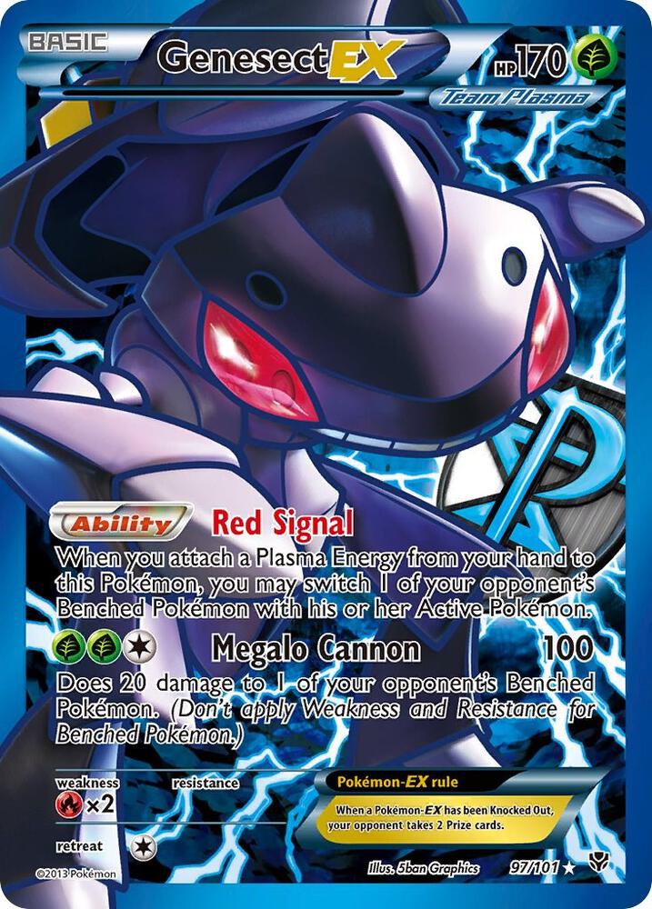 Genesect EX (Team Plasma) (97 Full Art) [Plasma Blast] 97/101