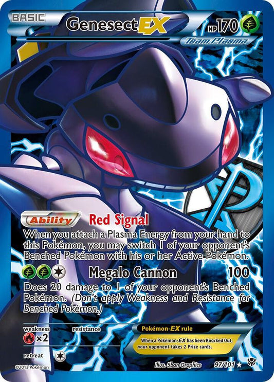 Genesect EX (Team Plasma) (97 Full Art) [Plasma Blast] 97/101