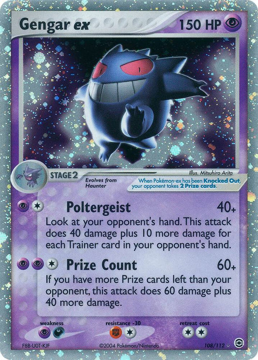 Gengar ex [FireRed & LeafGreen] 108/112