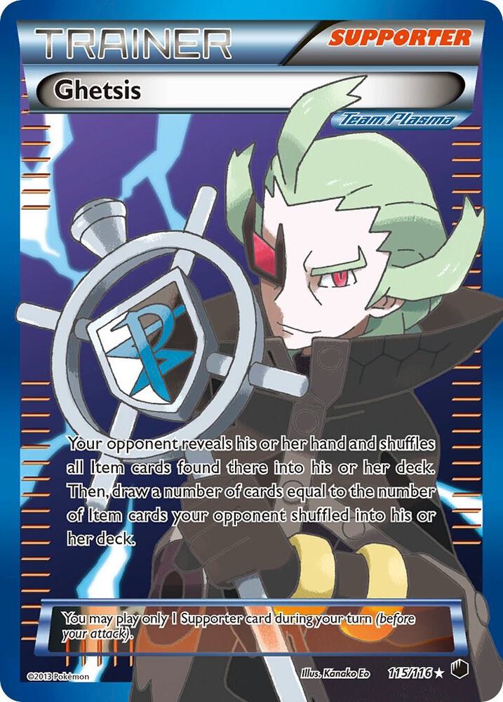Ghetsis (Team Plasma) (Full Art) [Plasma Freeze] 115/116
