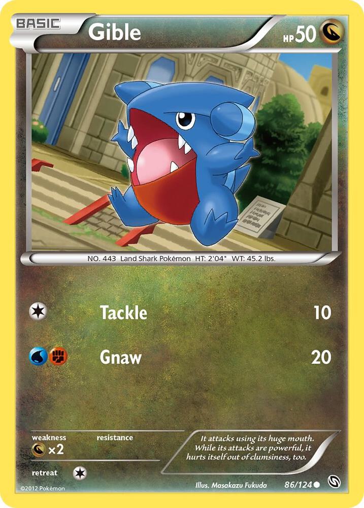 Gible (86) [Dragons Exalted] 86/124