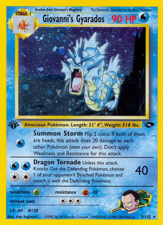 Giovanni's Gyarados [Gym Challenge] 005/132