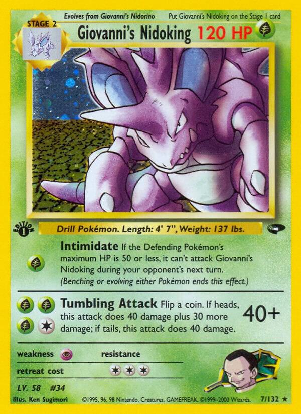 Giovanni's Nidoking [Gym Challenge] 007/132