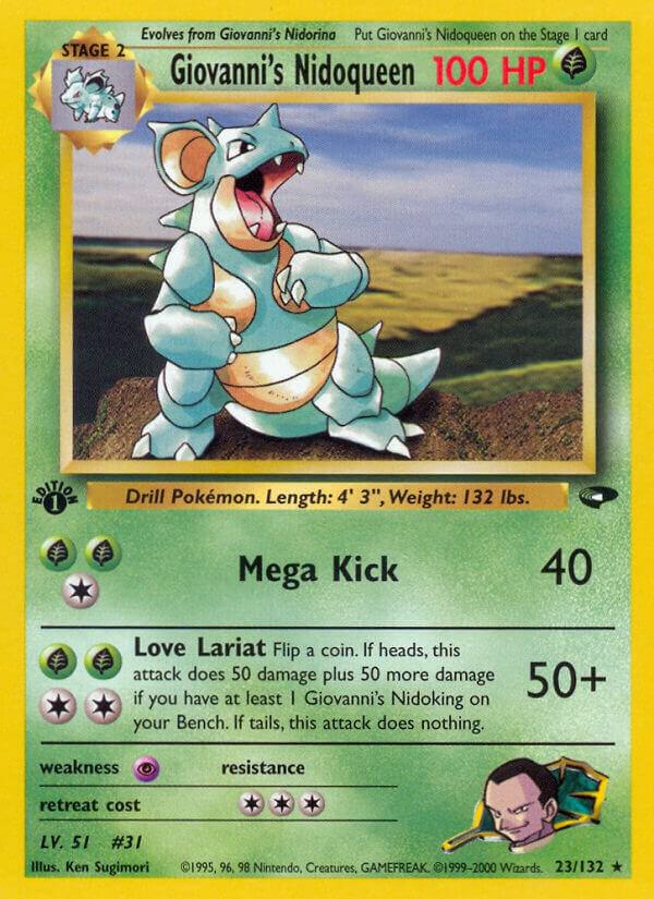 Giovanni's Nidoqueen [Gym Challenge] 023/132