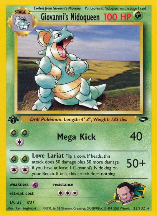 Giovanni's Nidoqueen [Gym Challenge] 023/132