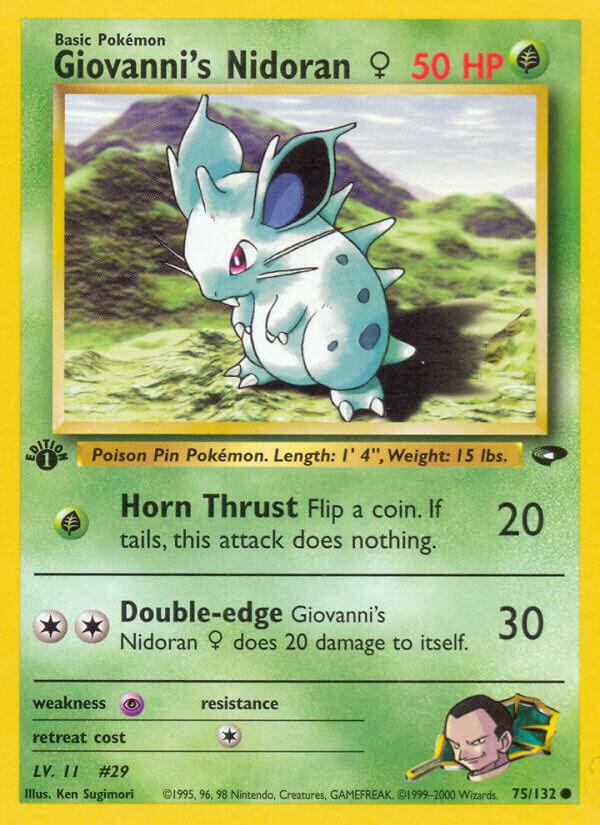 Giovanni's Nidoran F [Gym Challenge] 075/132