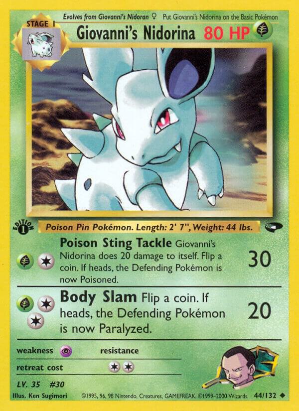 Giovanni's Nidorina [Gym Challenge] 044/132