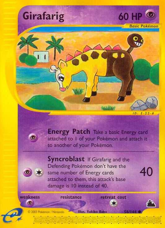 Girafarig [Skyridge] 058/144