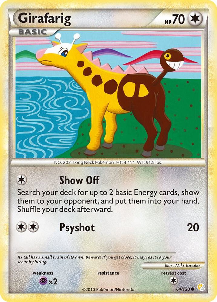 Girafarig [HeartGold SoulSilver] 64/123