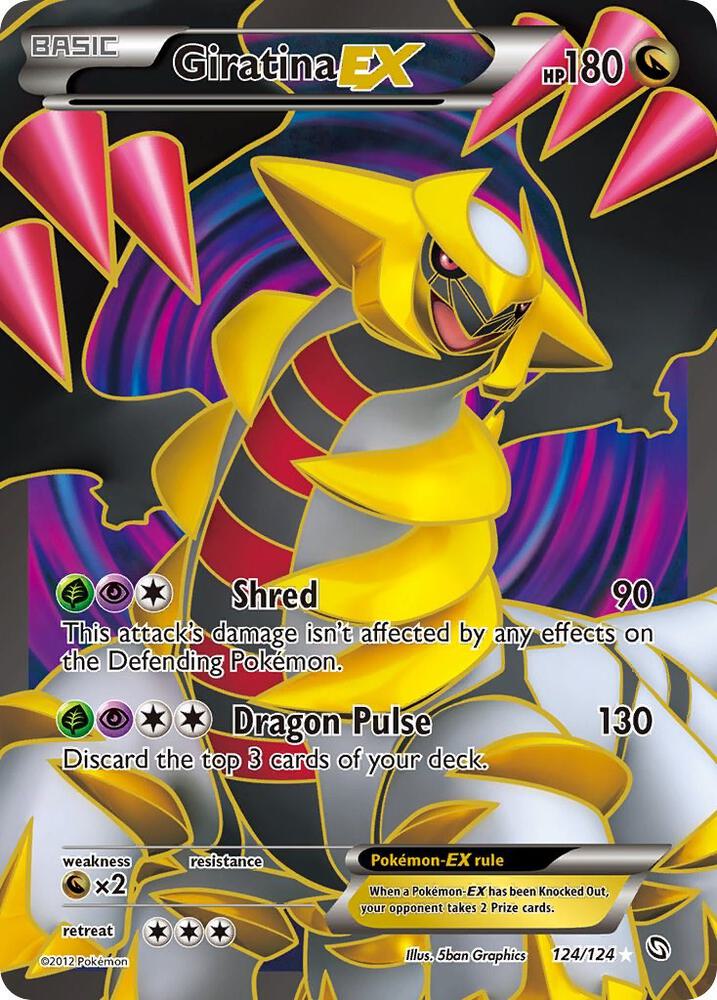 Giratina EX (124 Full Art) [Dragons Exalted] 124/124