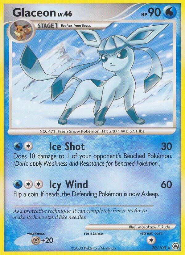 Glaceon (20) [Majestic Dawn] 20/100