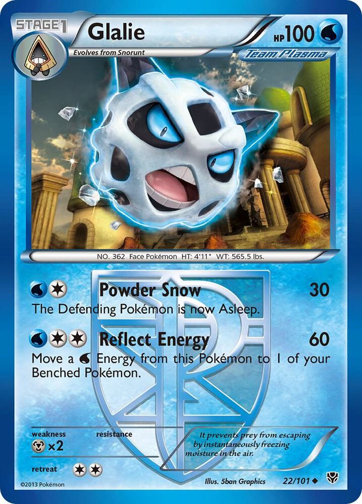 Glalie (Team Plasma) [Plasma Blast] 22/101
