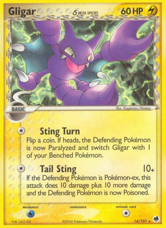 Gligar (Delta Species) [Dragon Frontiers] 16/101