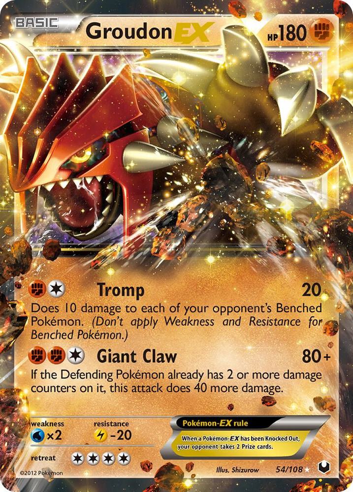 Groudon EX [Dark Explorers] 54/108