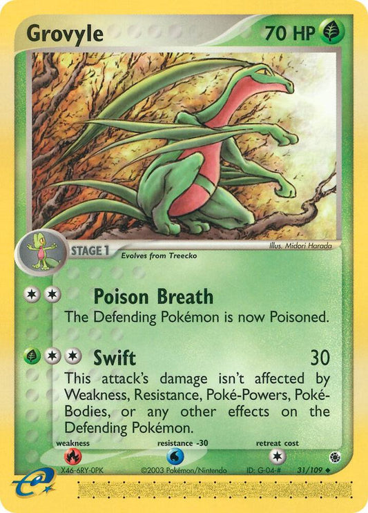 Grovyle - 31/109 [Ruby and Sapphire] 31/109