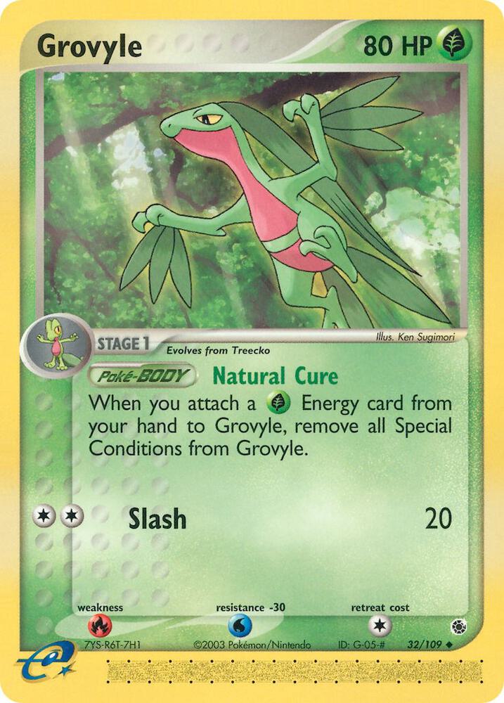 Grovyle - 32/109 [Ruby and Sapphire] 32/109
