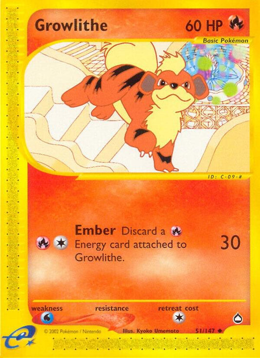 Growlithe (51) [Aquapolis] 051/147