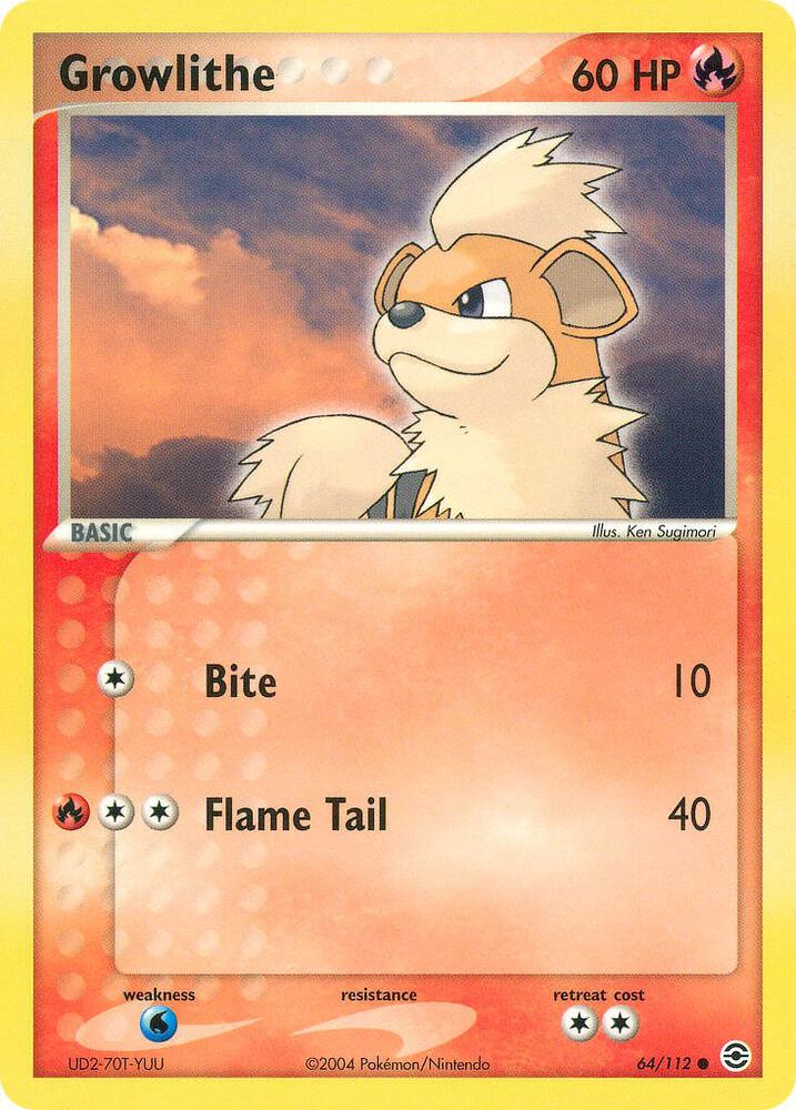 Growlithe [FireRed & LeafGreen] 64/112