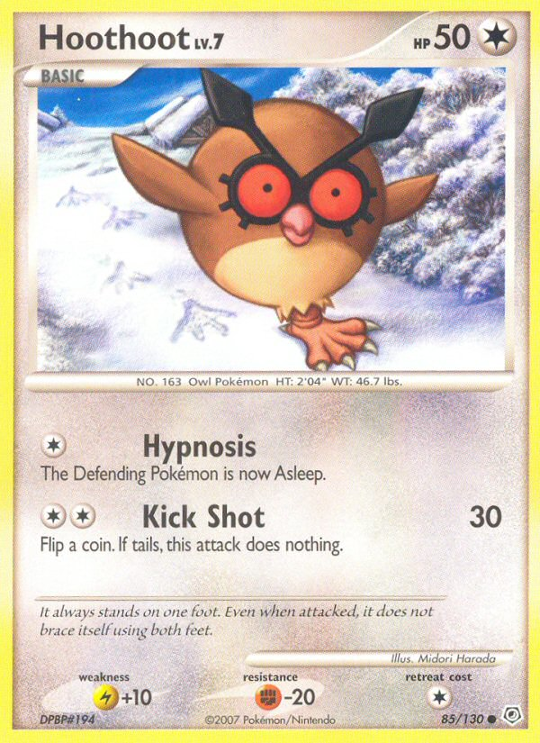 Hoothoot - 85/130 Diamond & Pearl