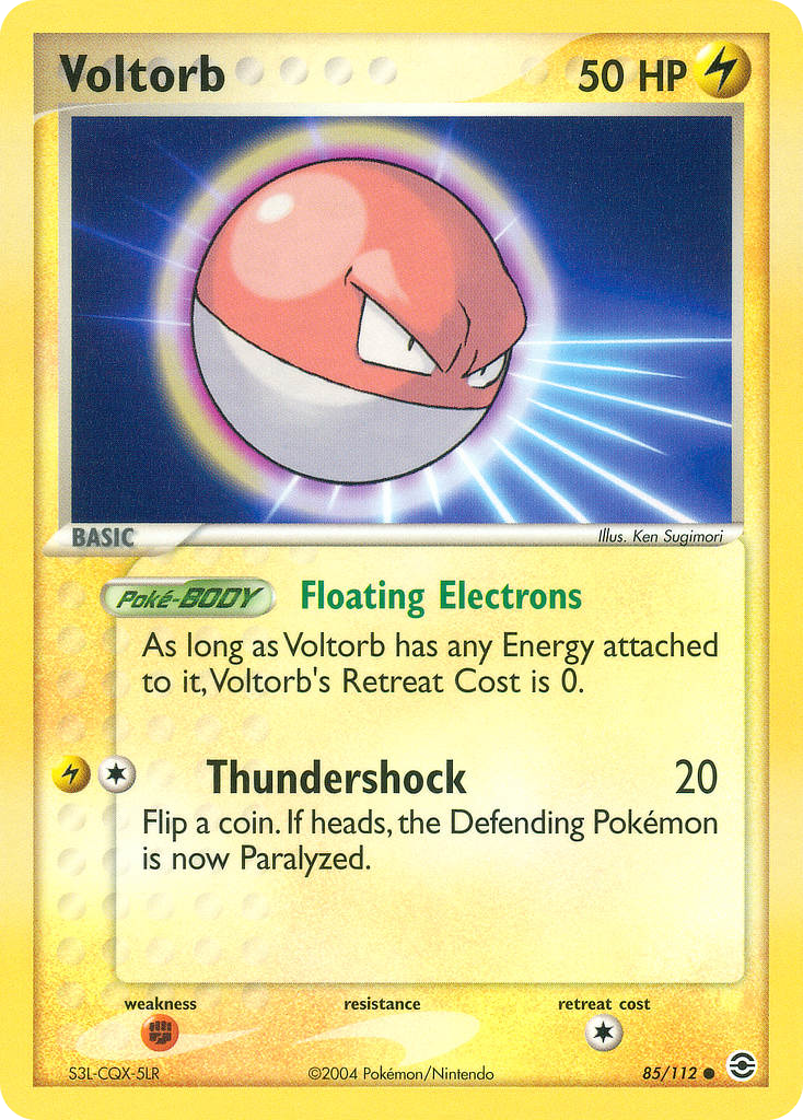 Voltorb - 85/112 FireRed & LeafGreen