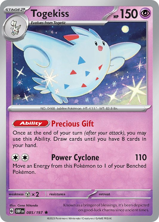 Togekiss - 85/197 Obsidian Flames