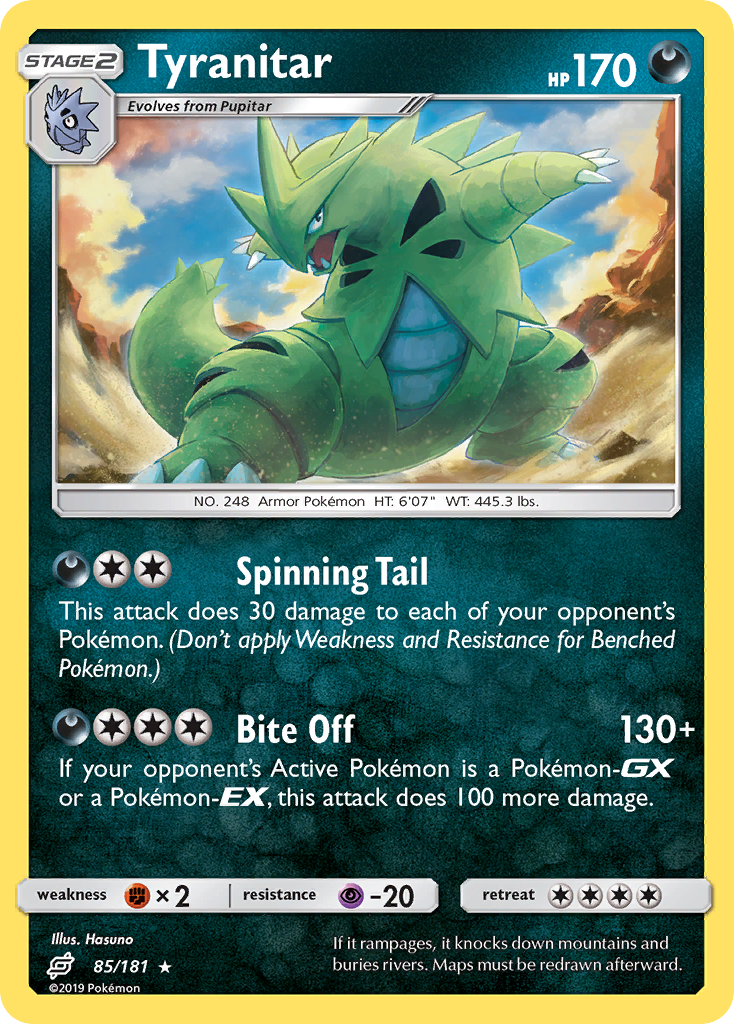 Tyranitar - 85/181 Team Up