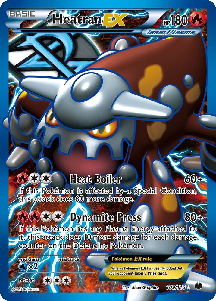Heatran EX (Team Plasma) (Full Art) [Plasma Freeze] 109/116