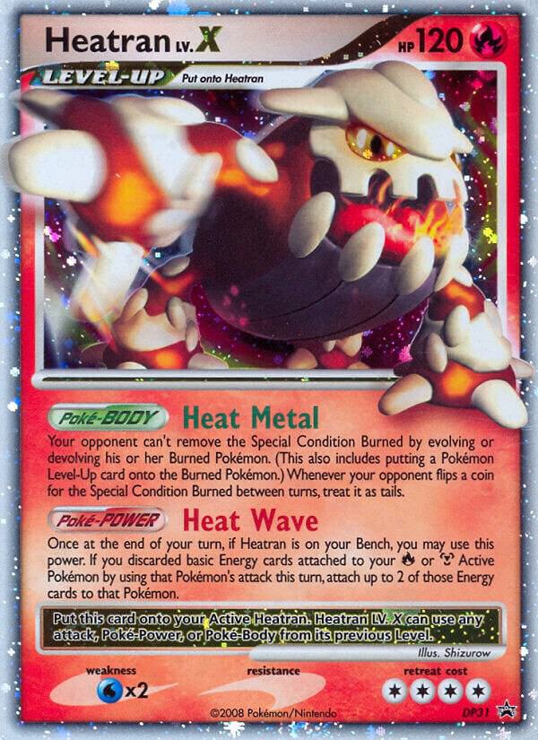 Heatran LV.X - DP31 [Diamond and Pearl Promos] DP31