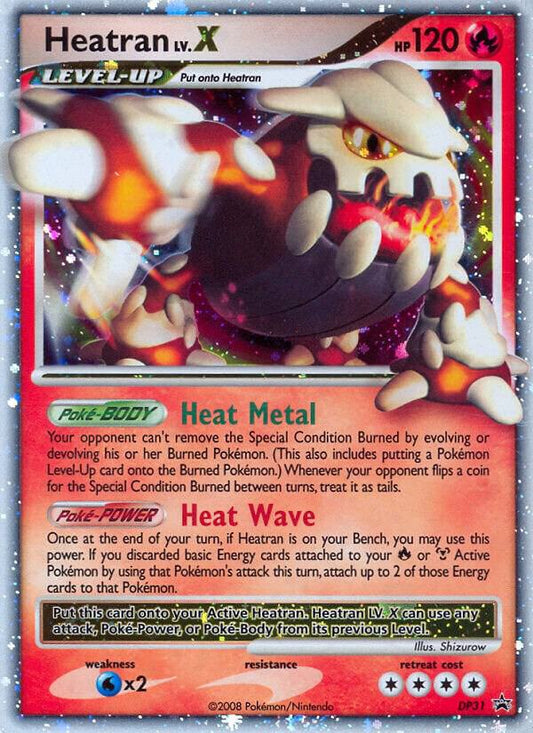 Heatran LV.X - DP31 [Diamond and Pearl Promos] DP31