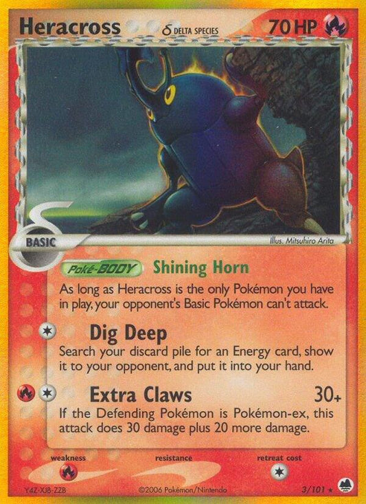 Heracross (Delta Species) [EX Dragon Frontiers] 3/101