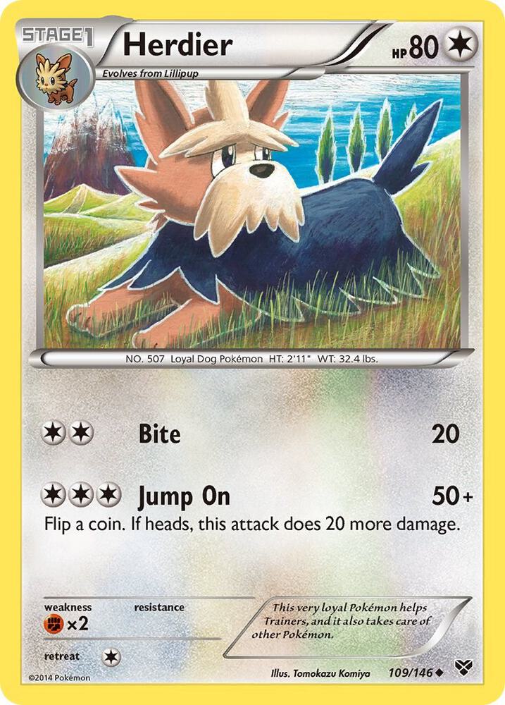 Herdier [XY Base Set] 109/146