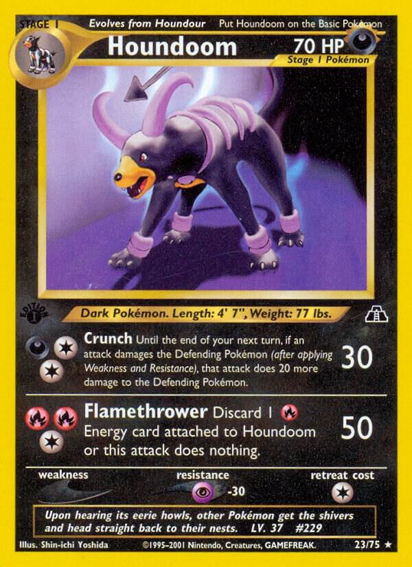 Houndoom (23) [Neo Discovery] 23/75